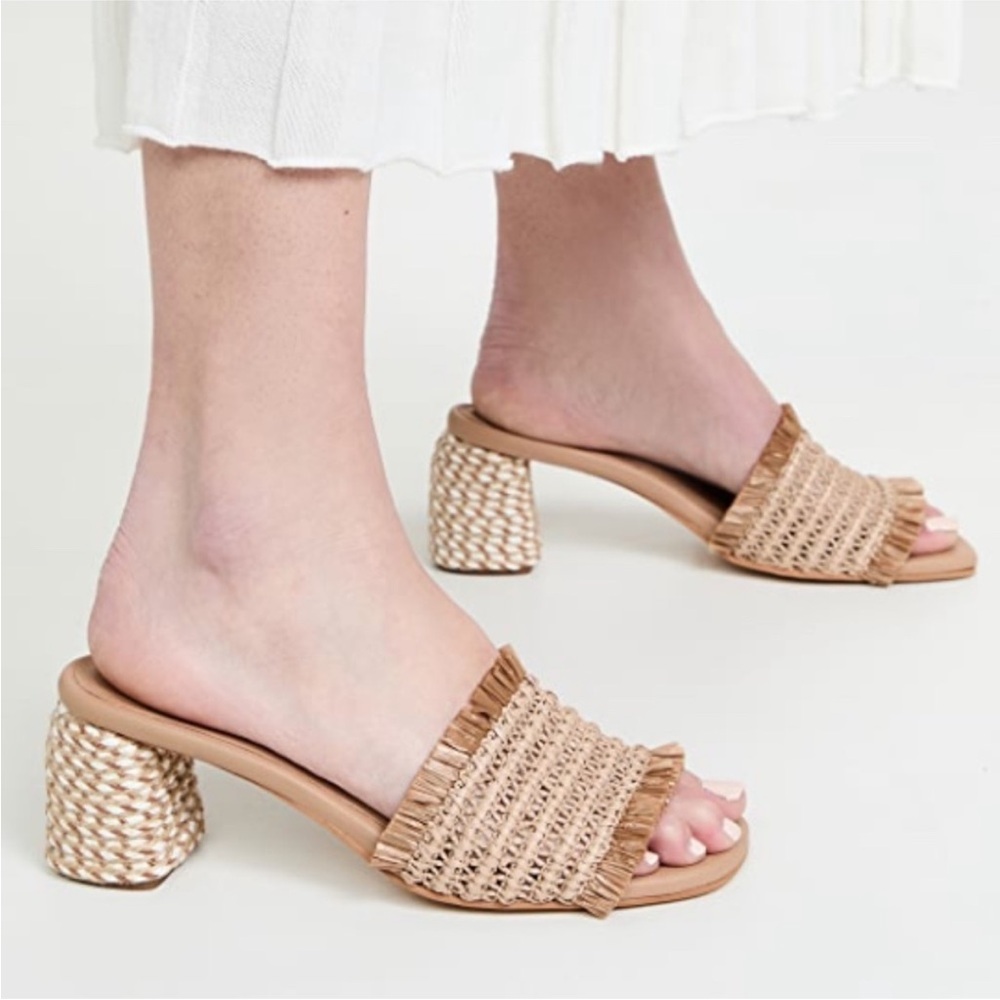 Kaanas Sumatra Frayed Upper Block Heel